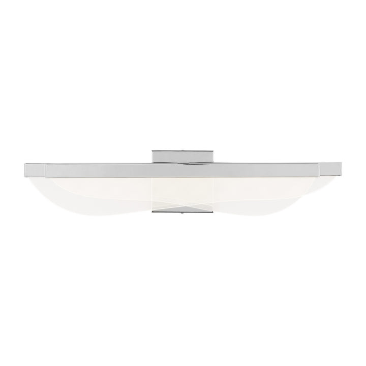 Visual Comfort Modern Nyra 700BCNYR25N-LED930-277 Bath Vanity Light 5 in. wide - Polished Nickel