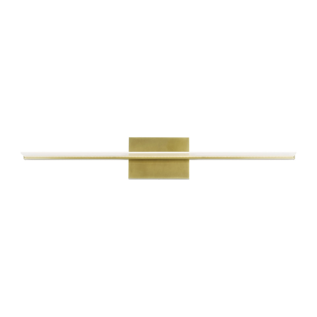 Visual Comfort Modern Span 700BCSPANB3BR-LED930 Bath Vanity Light 6 in. wide - Plated Brass