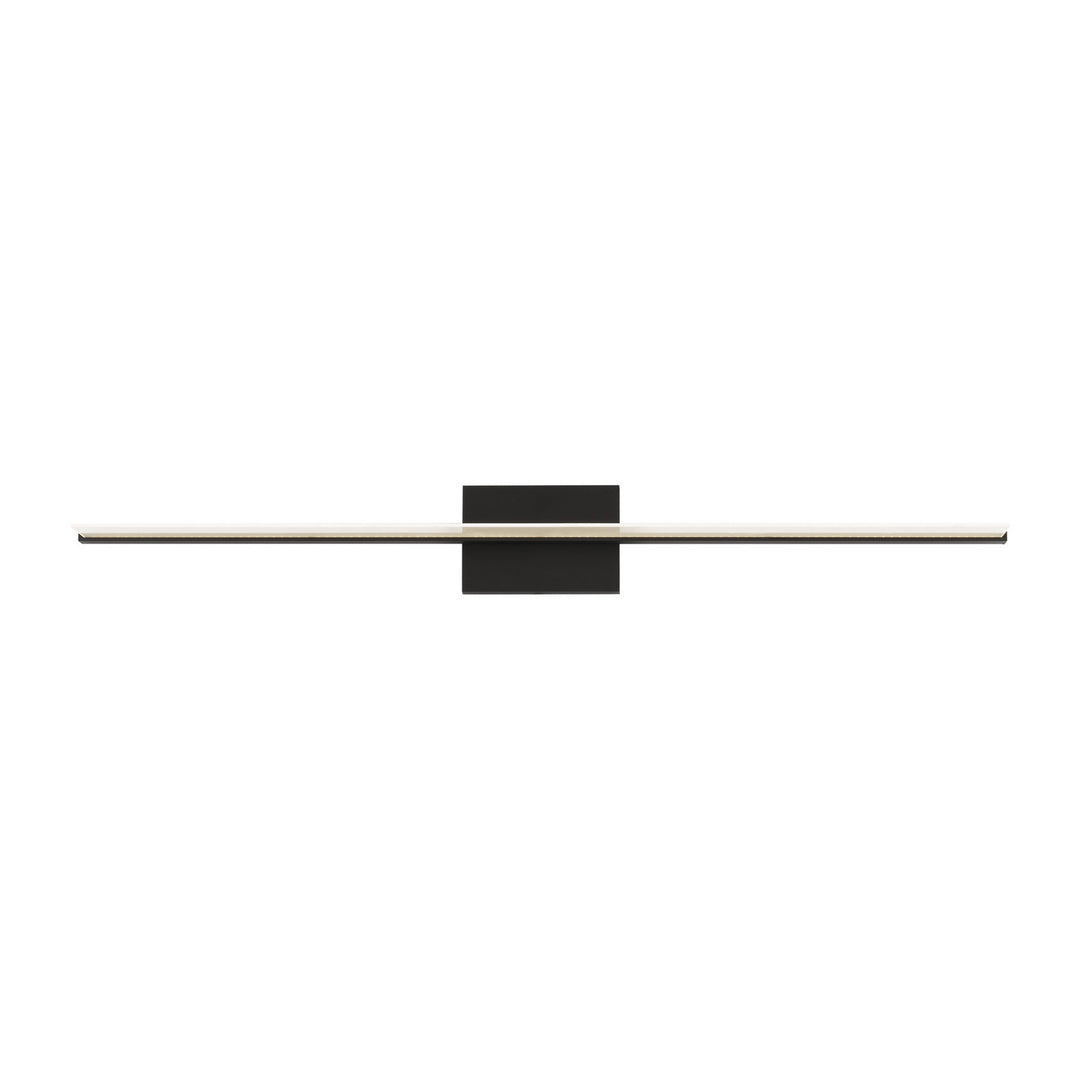 Visual Comfort Modern Span 700BCSPANB4B-LED930 Bath Vanity Light 6 in. wide - Nightshade Black