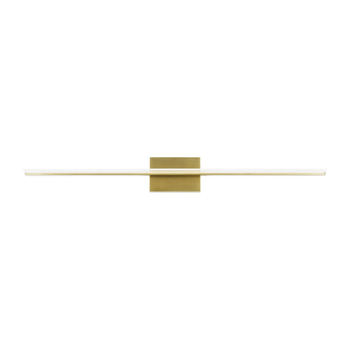 Visual Comfort Modern Span 700BCSPANB4BR-LED930 Bath Vanity Light 6 in. wide - Plated Brass