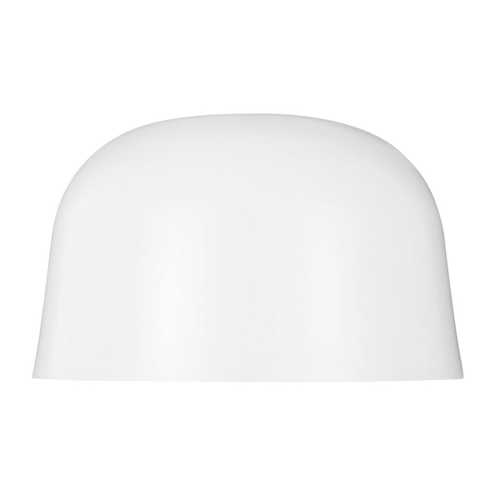 Visual Comfort Modern Foundry 700FMFND15W-LED930-277 Ceiling Light - Matte White