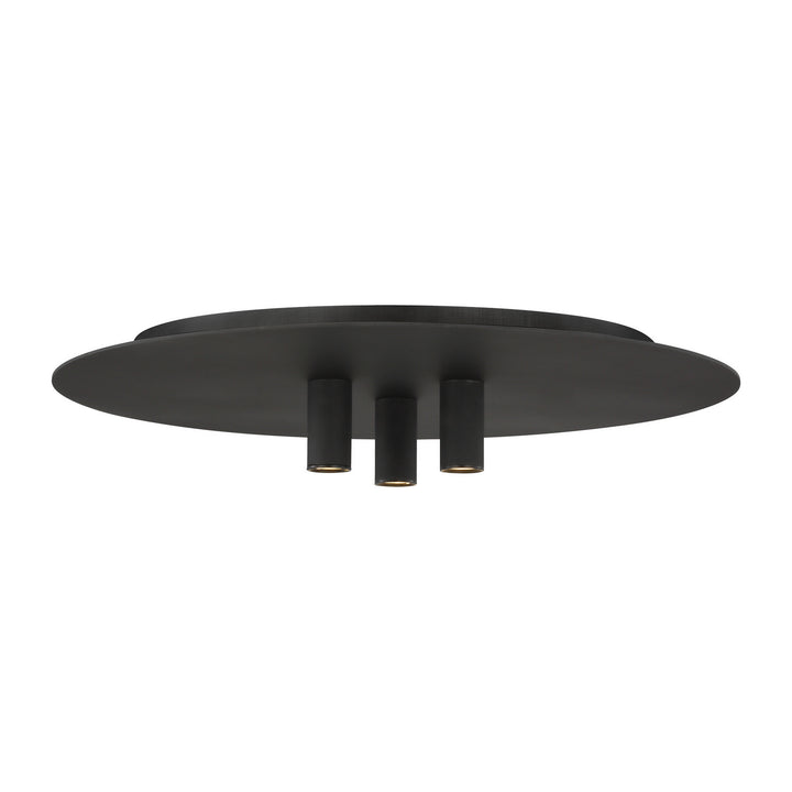 Visual Comfort Modern Ponte 700FMPNT16B-LED930 Ceiling Light - Nightshade Black