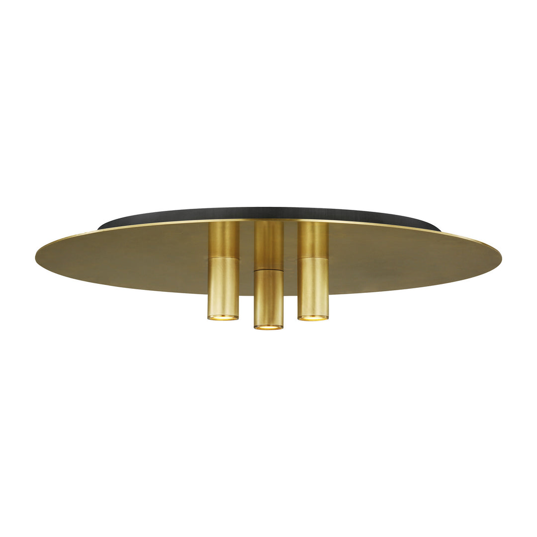 Visual Comfort Modern Ponte 700FMPNT16NB-LED930-277 Ceiling Light - Natural Brass