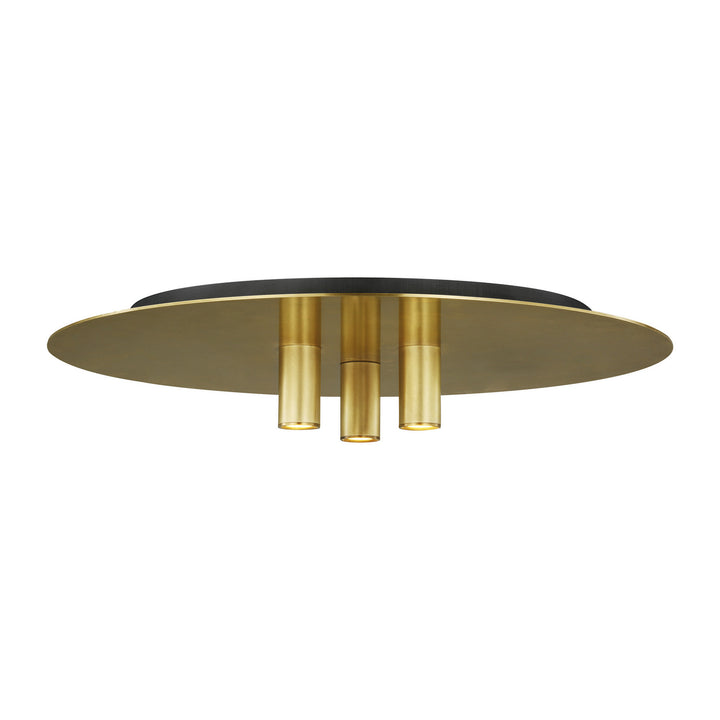 Visual Comfort Modern Ponte 700FMPNT16NB-LED930-277 Ceiling Light - Natural Brass