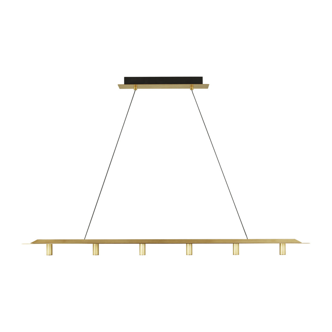 Visual Comfort Modern Ponte 700LSPNT50NB-LED930 Pendant Light - Natural Brass