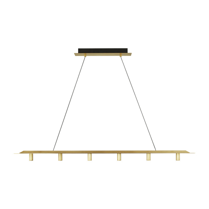Visual Comfort Modern Ponte 700LSPNT50NB-LED930 Pendant Light - Natural Brass