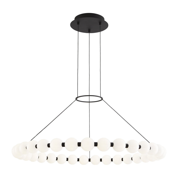 Visual Comfort Modern Orbet 700OBT36B-LED927 Pendant Light - Nightshade Black