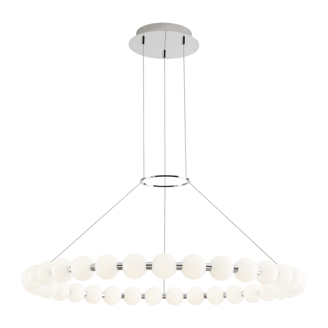 Visual Comfort Modern Orbet 700OBT36N-LED927 Pendant Light - Polished Nickel