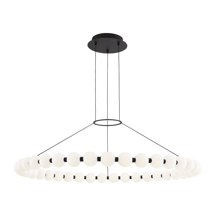 Visual Comfort Modern Orbet 700OBT42B-LED927 Pendant Light - Nightshade Black