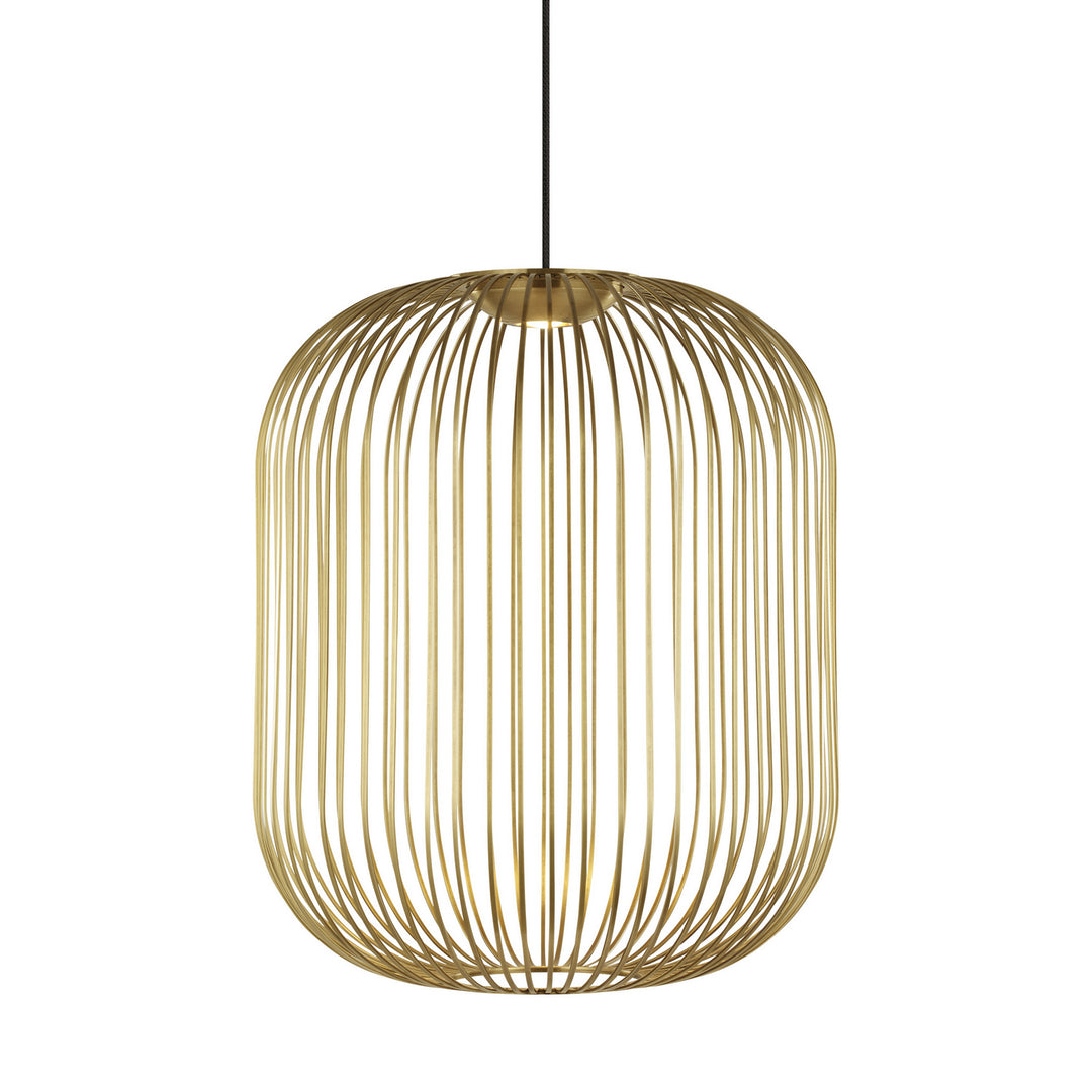 Visual Comfort Modern Kai 700TDKAI2BR-LED930 Pendant Light - Plated Brass