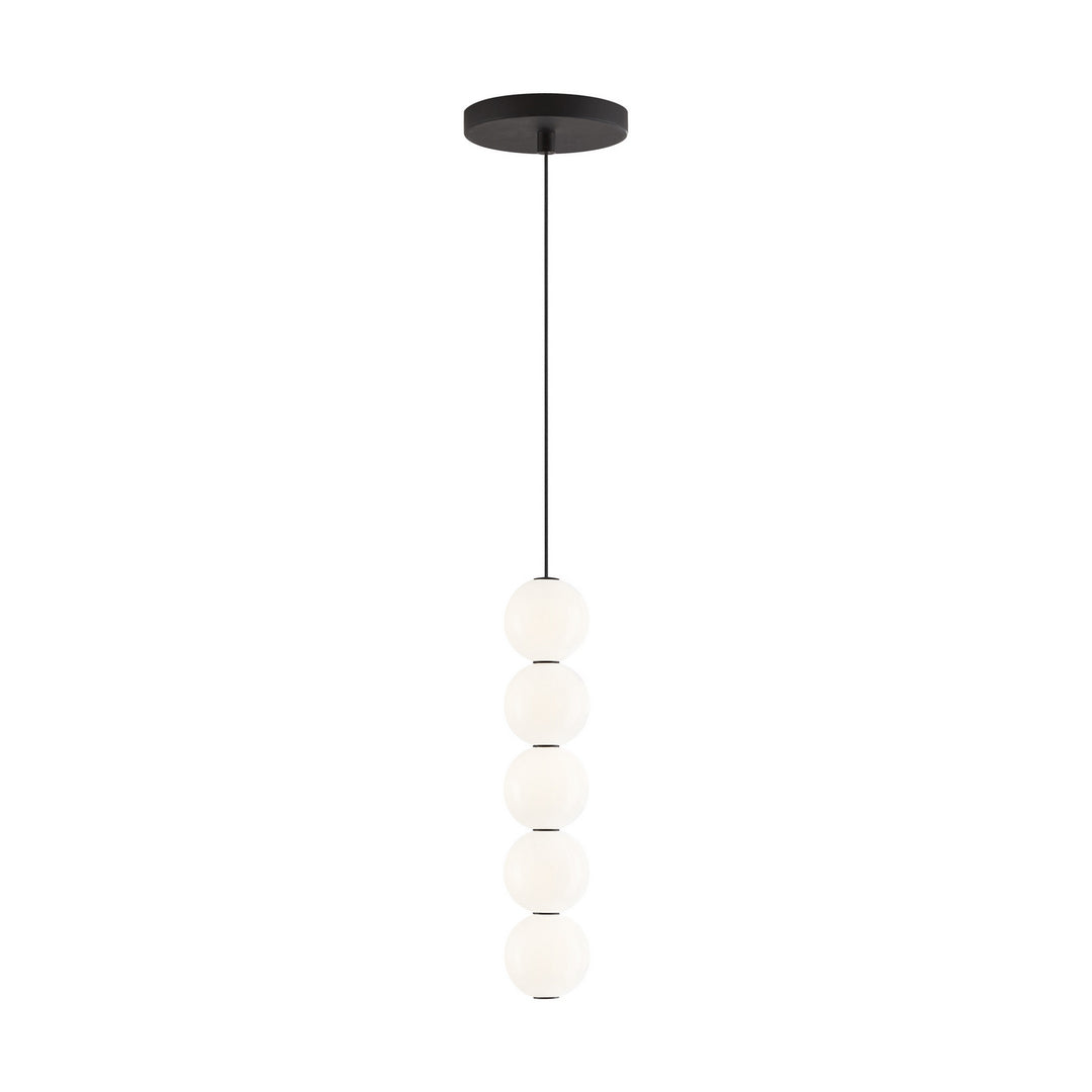 Visual Comfort Modern Orbet 700TDOBT5B-LED927 Pendant Light - Nightshade Black