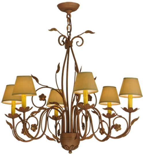 Meyda Tiffany Bordeaux 116650 Chandelier Light - Rust