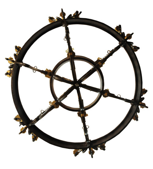 Meyda Tiffany Santino 116669 Chandelier Light - Weathered Bronze