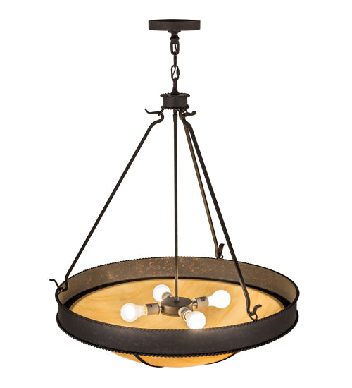 Meyda Tiffany Phoebus 116717 Pendant Light - Copper Rust/Earth Marble Sb Out