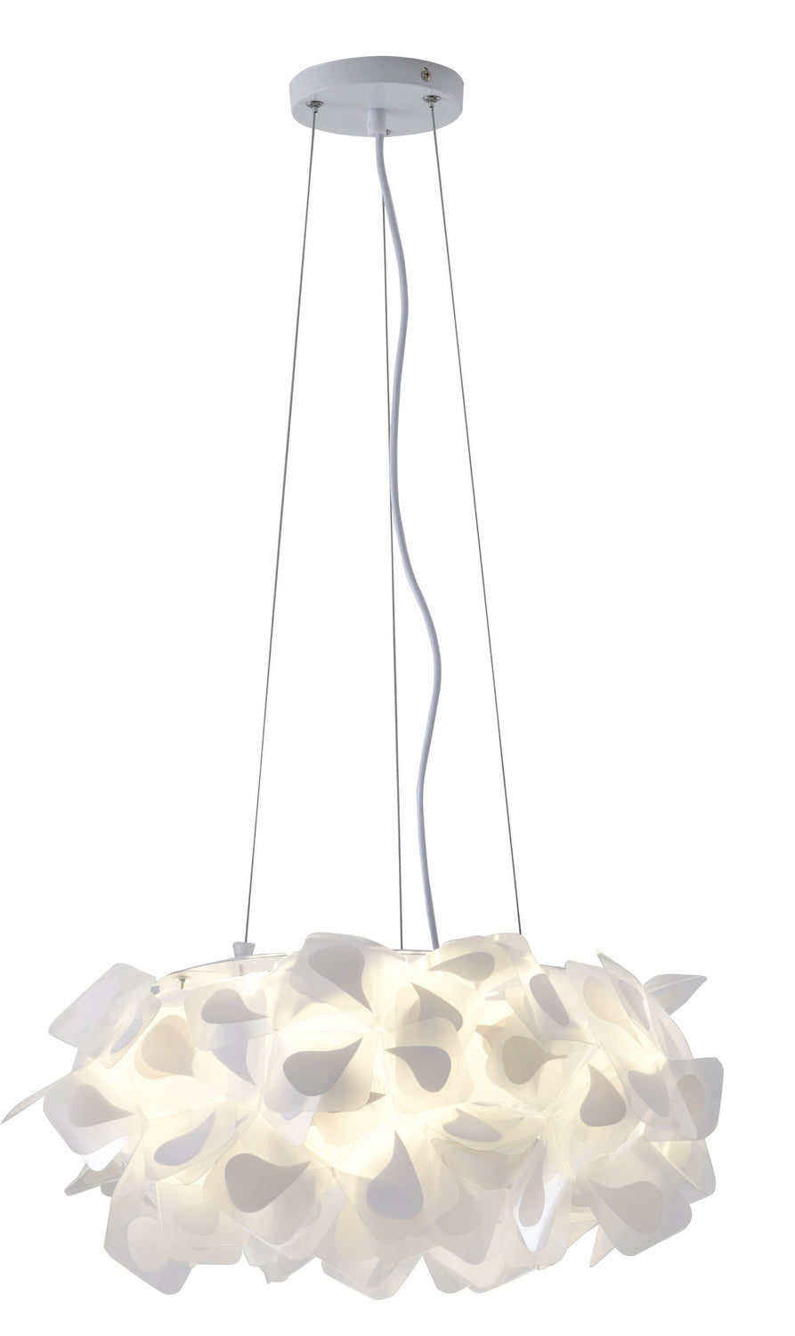 Bethel International DLS44C20CL Chandelier Light - White