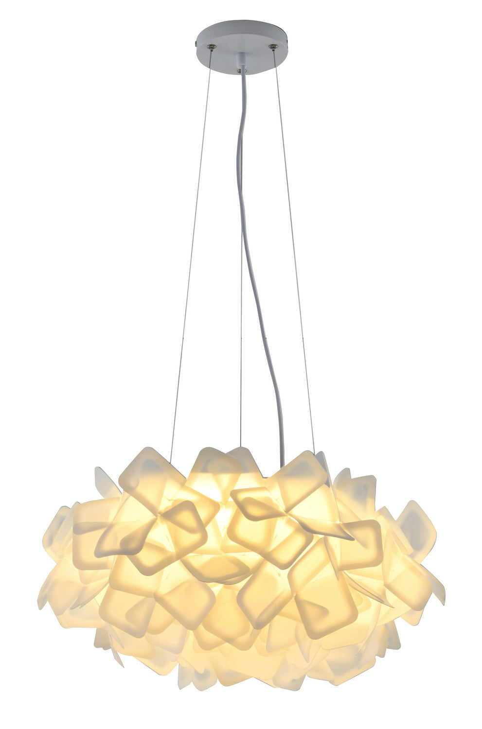 Bethel International DLS47C20CL Chandelier Light - White