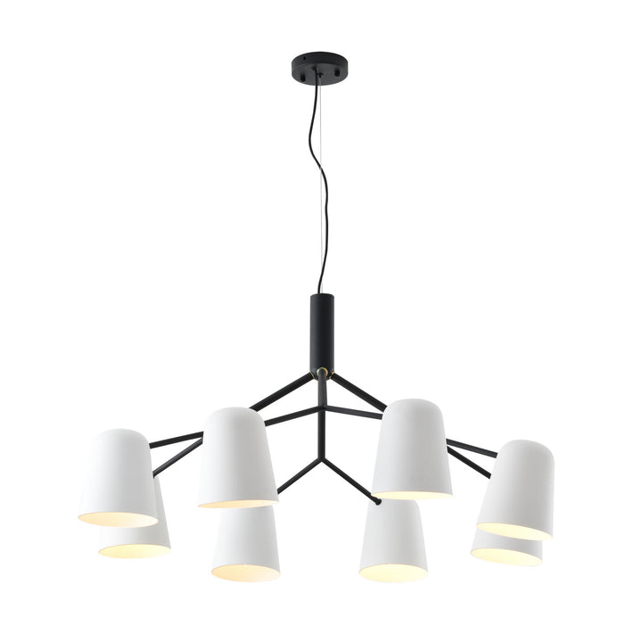 Bethel International DLS87C37W Pendant Light - Black & White
