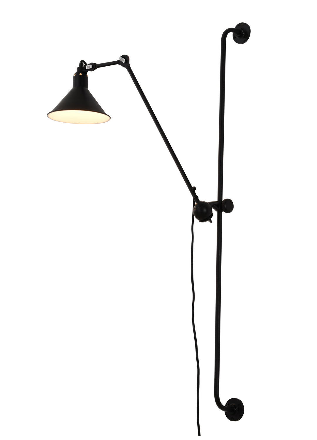 Bethel International DLS88W46B Wall Sconce Light - Matte Black