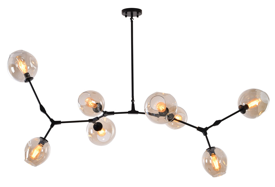 Bethel International MA11XBLK-AMB Pendant Light - Matte Black
