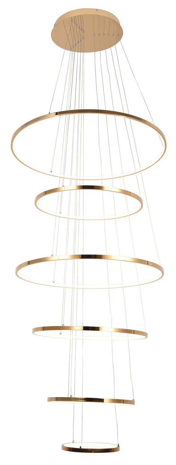 Bethel International TR35GD Chandelier Light - Gold