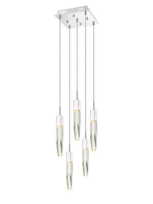 Avenue The Original Aspen HF1900-5-AP-CH-C Chandelier Light - Polished Chrome