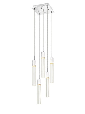 Avenue The Original Glacier Avenue HF1900-5-GL-CH-C Chandelier Light - Polished Chrome