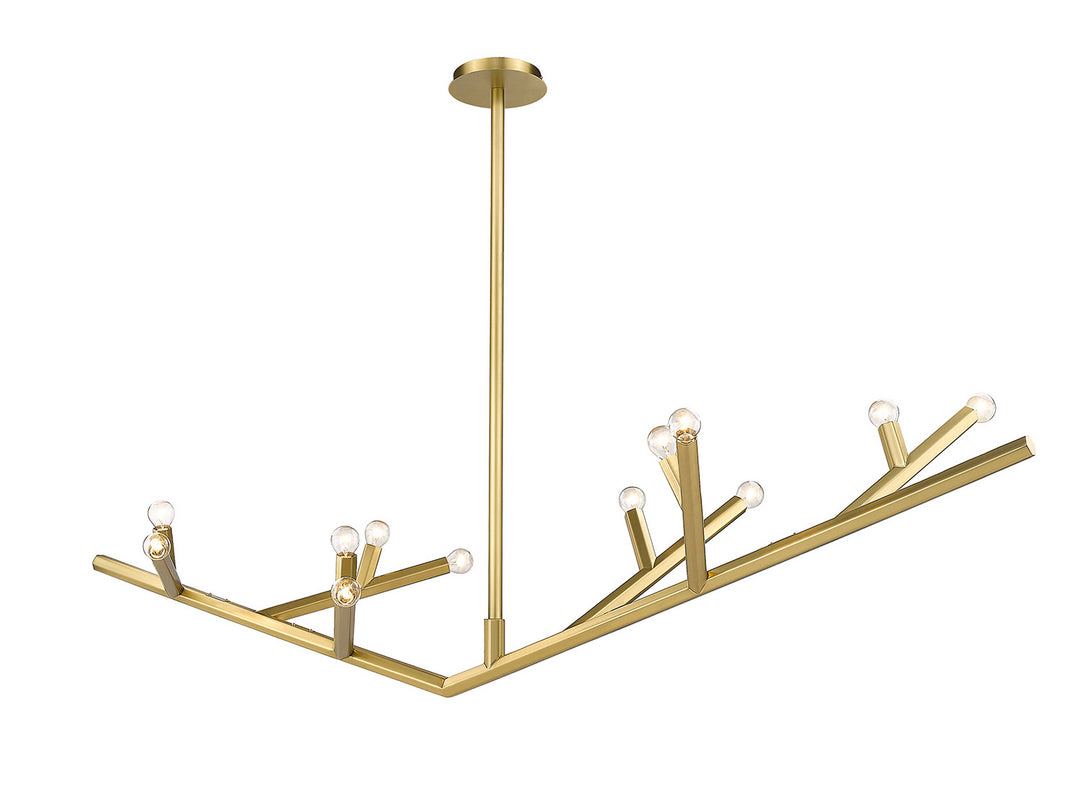 Avenue The Oaks HF8812-BB Pendant Light - Brushed Brass