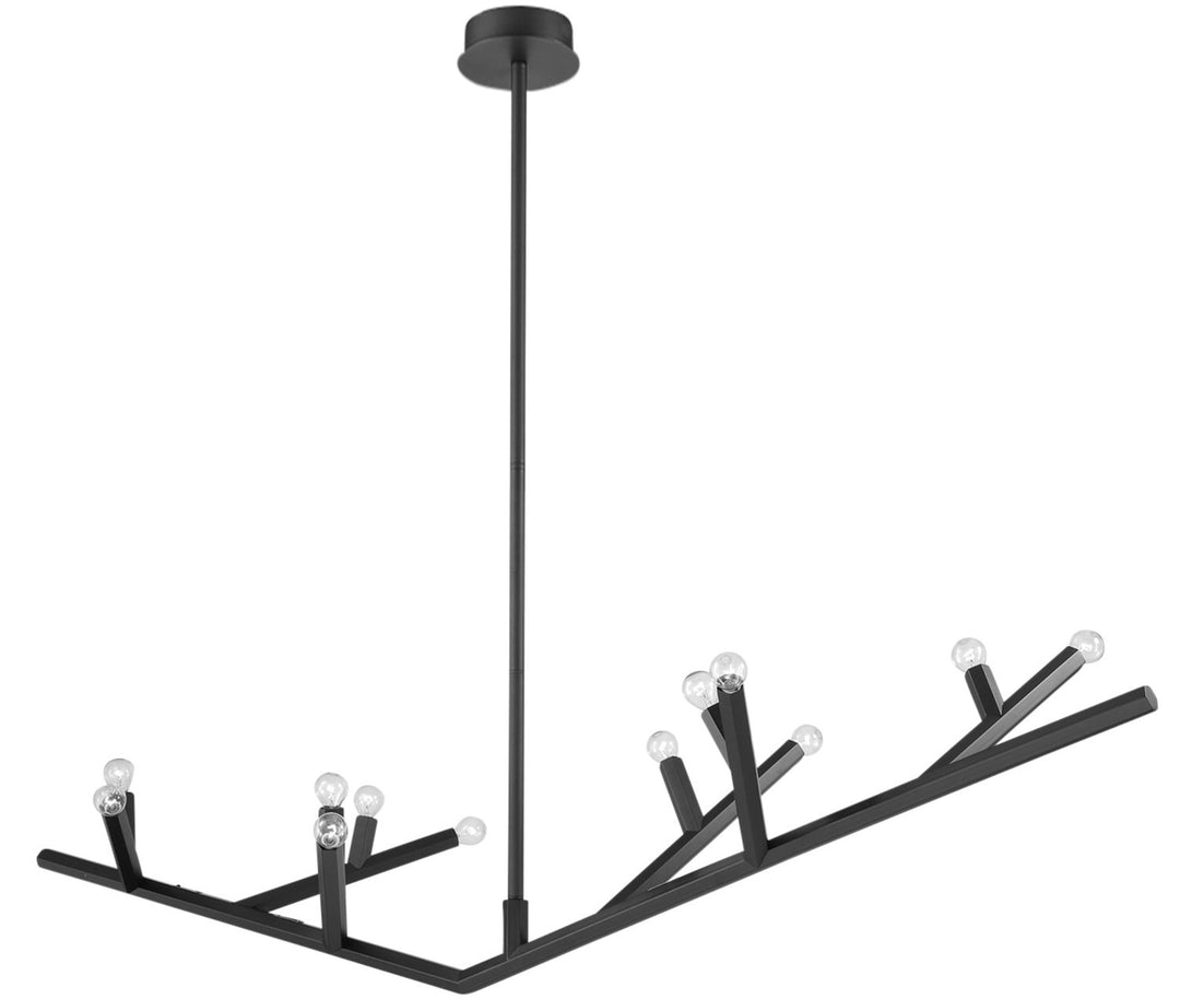 Avenue The Oaks HF8812-BLK Pendant Light - Black