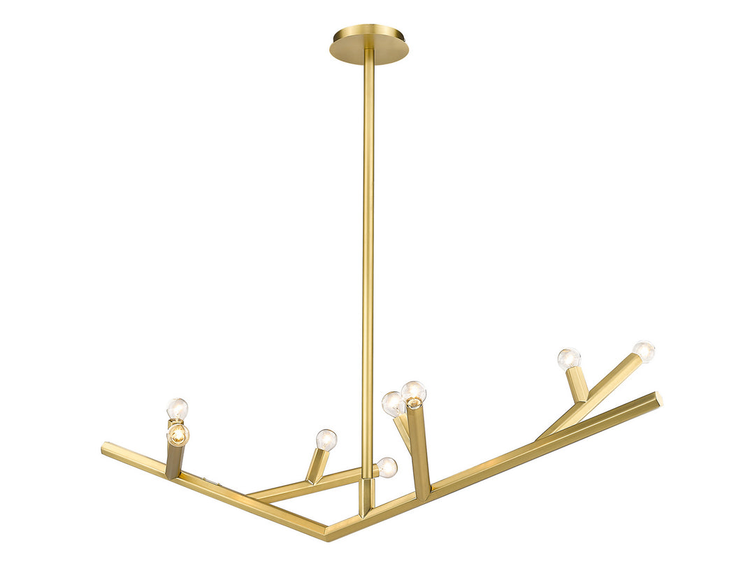 Avenue The Oaks HF8888-BB Chandelier Light - Brushed Brass