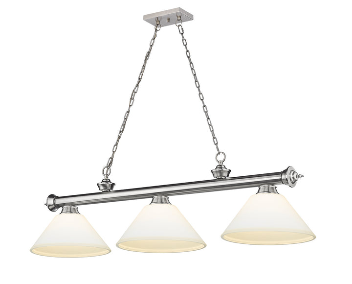 Z-Lite Cordon 2306-3BN-AMO14 Pendant Light - Brushed Nickel