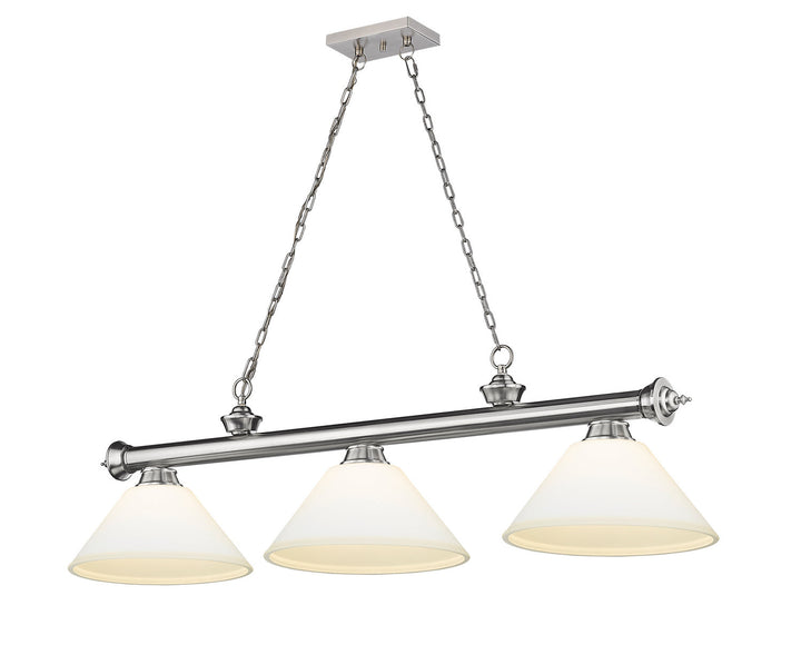 Z-Lite Cordon 2306-3BN-AMO14 Pendant Light - Brushed Nickel