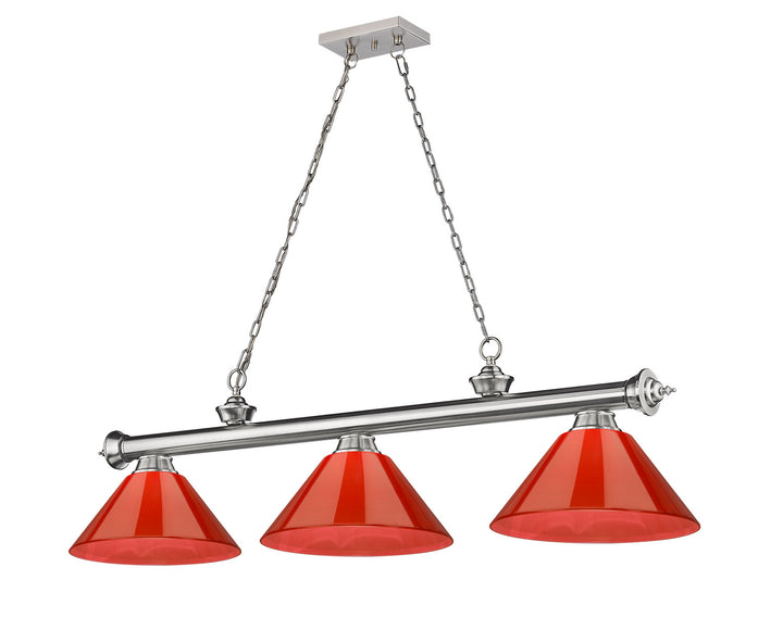 Z-Lite Cordon 2306-3BN-ARBG Pendant Light - Brushed Nickel