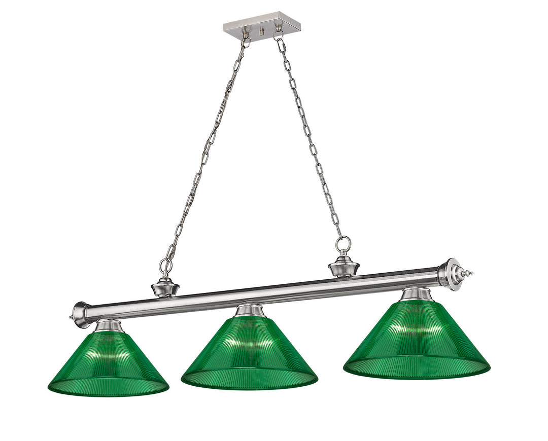 Z-Lite Cordon 2306-3BN-ARG Pendant Light - Brushed Nickel