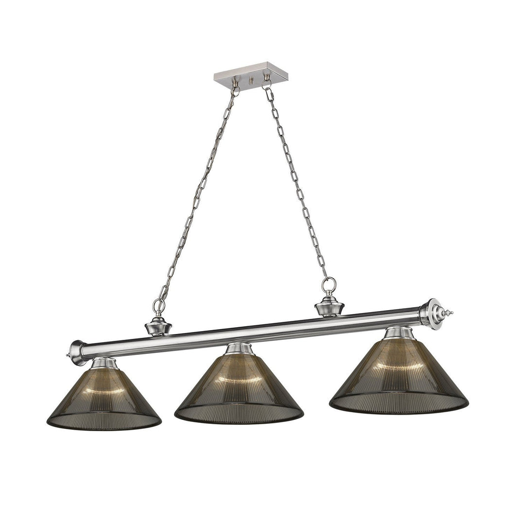 Z-Lite Cordon 2306-3BN-ARS Pendant Light - Brushed Nickel