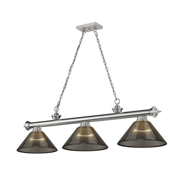Z-Lite Cordon 2306-3BN-ARS Pendant Light - Brushed Nickel