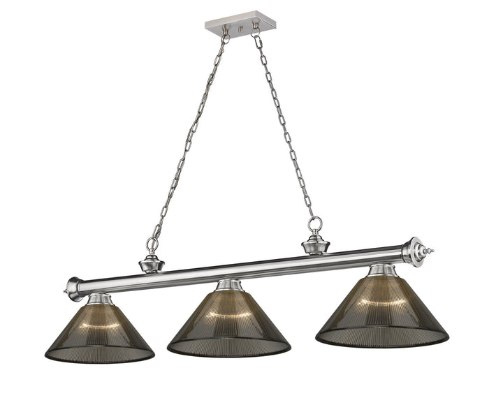 Z-Lite Cordon 2306-3BN-ARS Pendant Light - Brushed Nickel