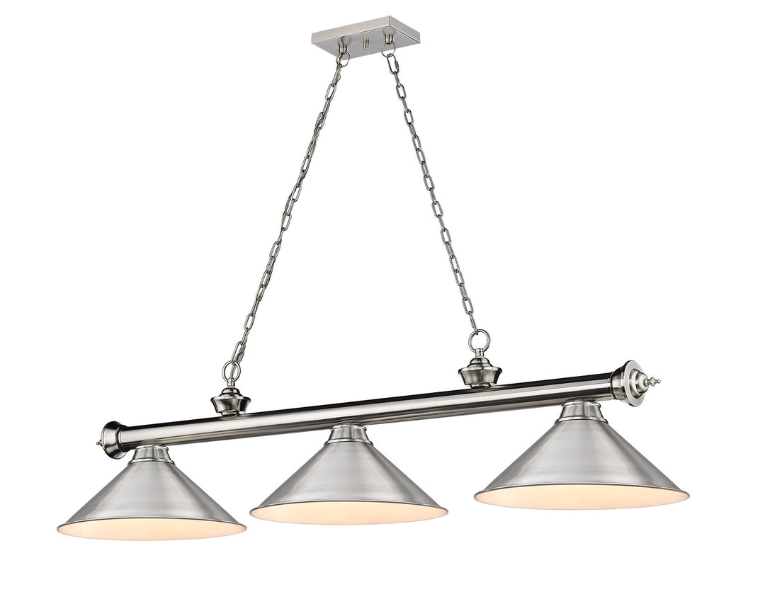 Z-Lite Cordon 2306-3BN-BN15 Pendant Light - Brushed Nickel