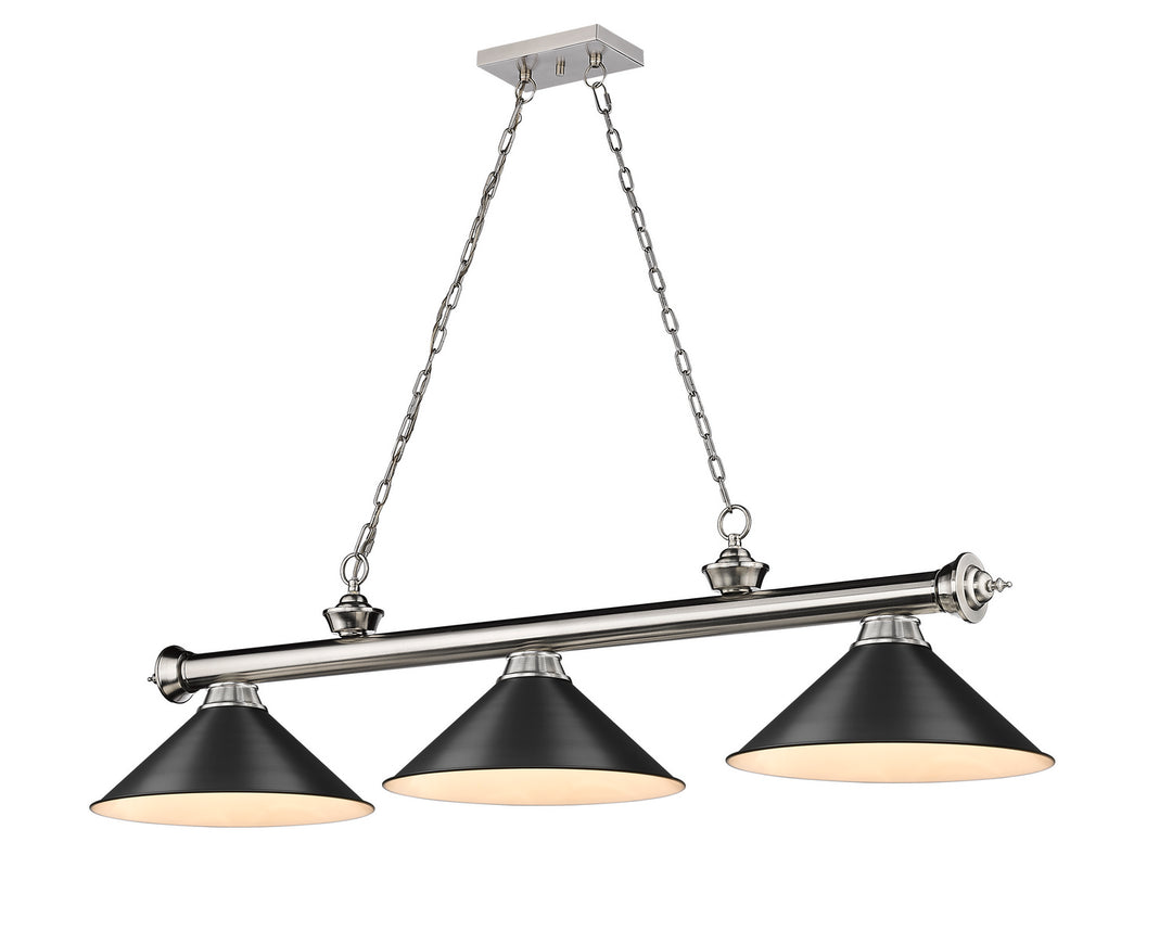 Z-Lite Cordon 2306-3BN-MB15 Pendant Light - Brushed Nickel