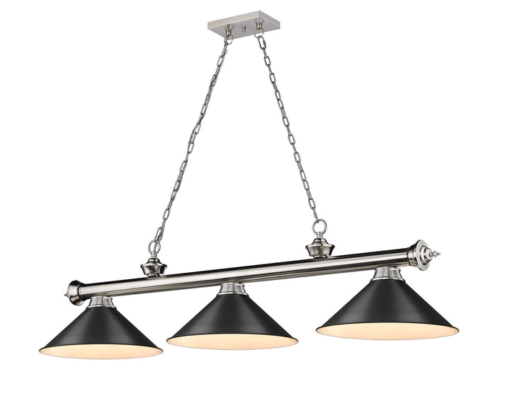 Z-Lite Cordon 2306-3BN-MB15 Pendant Light - Brushed Nickel