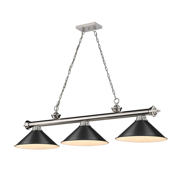 Z-Lite Cordon 2306-3BN-MB15 Pendant Light - Brushed Nickel