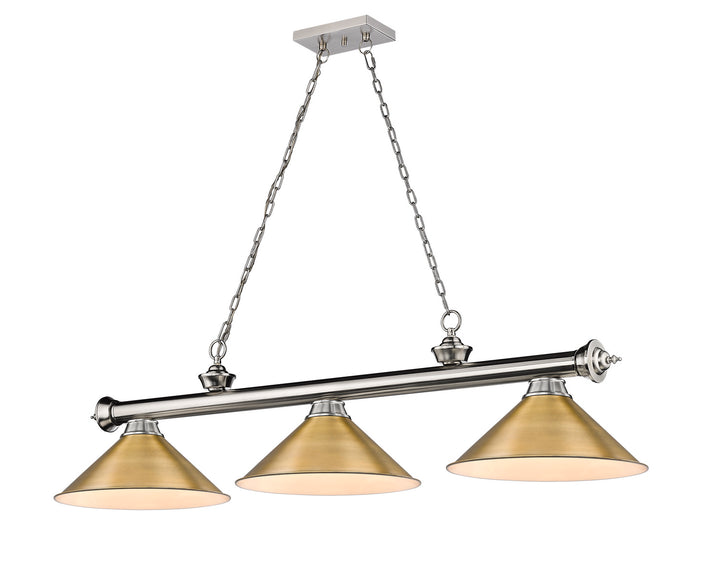 Z-Lite Cordon 2306-3BN-RB15 Pendant Light - Brushed Nickel