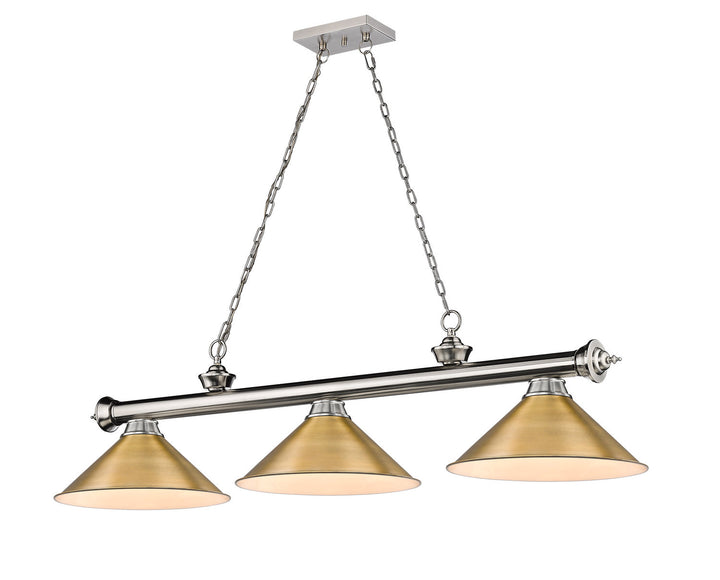 Z-Lite Cordon 2306-3BN-RB15 Pendant Light - Brushed Nickel