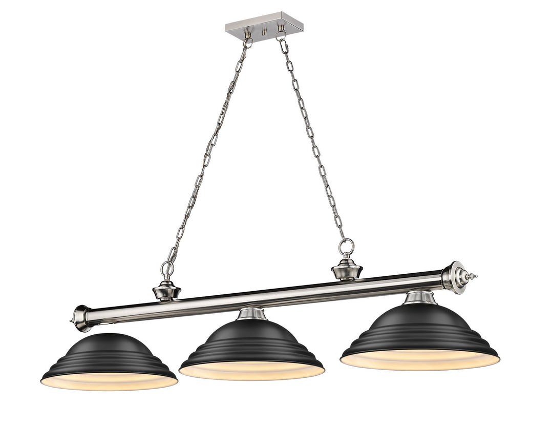 Z-Lite Cordon 2306-3BN-SMB Pendant Light - Brushed Nickel