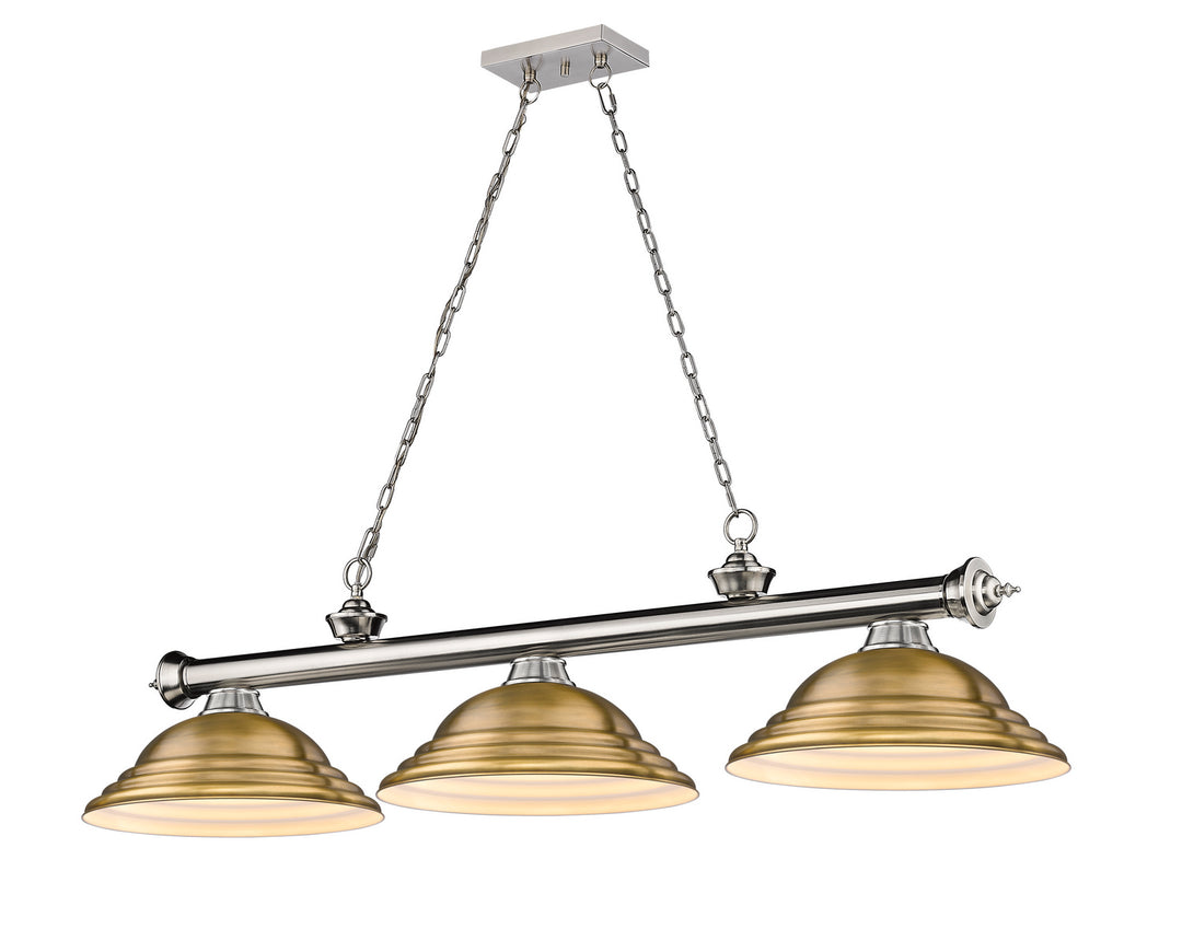 Z-Lite Cordon 2306-3BN-SRB Pendant Light - Brushed Nickel