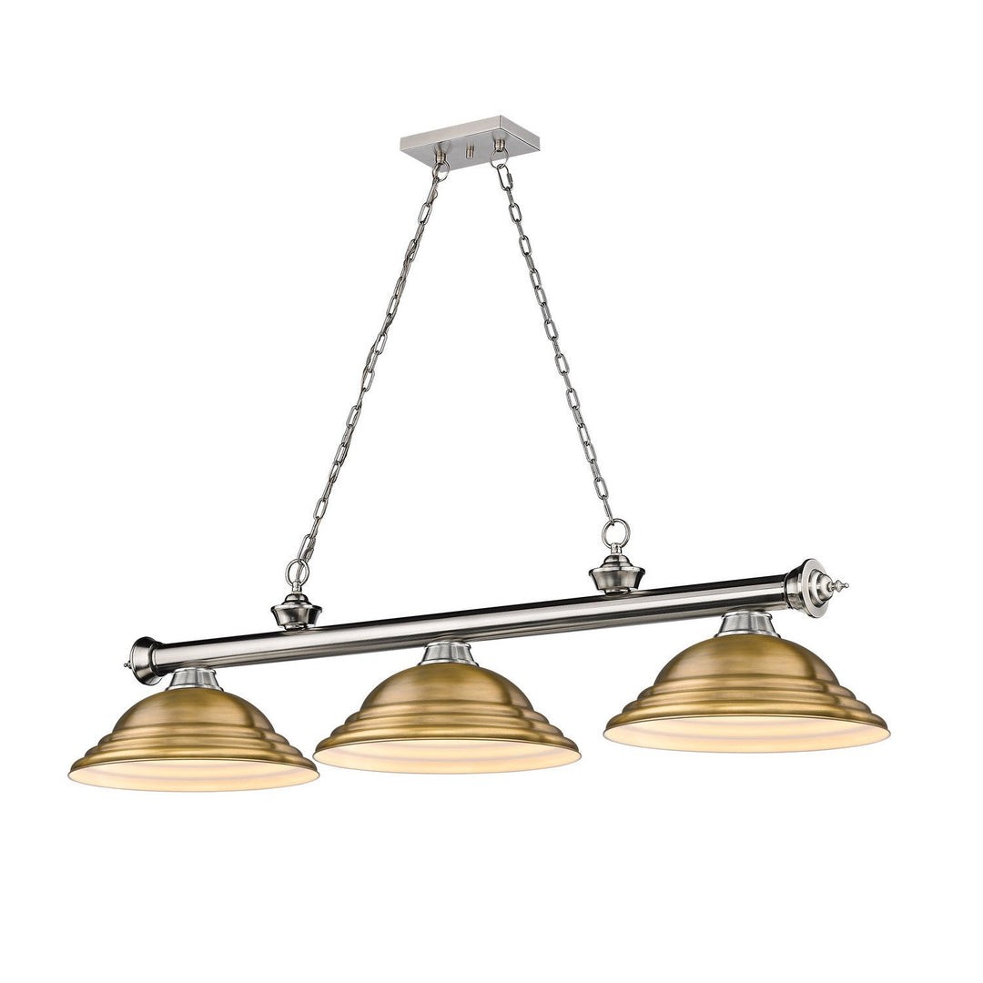 Z-Lite Cordon 2306-3BN-SRB Pendant Light - Brushed Nickel