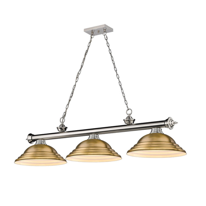 Z-Lite Cordon 2306-3BN-SRB Pendant Light - Brushed Nickel