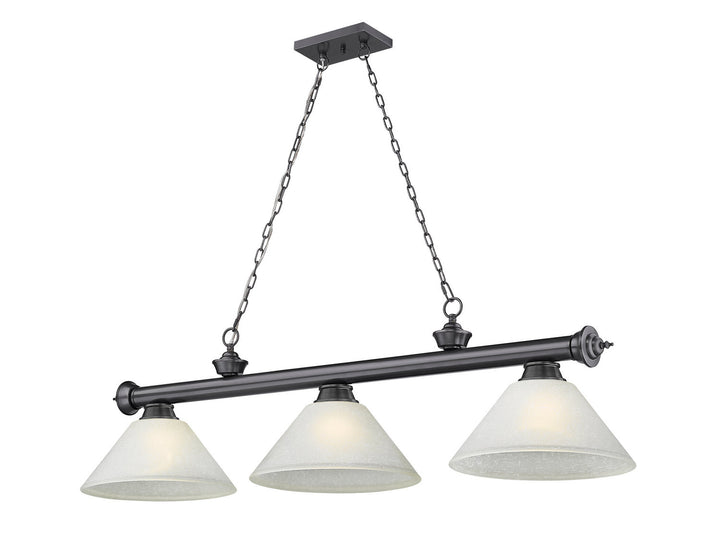 Z-Lite Cordon 2306-3BP-AWL14 Pendant Light - Bronze Plate
