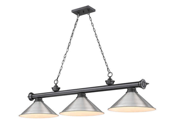 Z-Lite Cordon 2306-3BP-BN15 Pendant Light - Bronze Plate