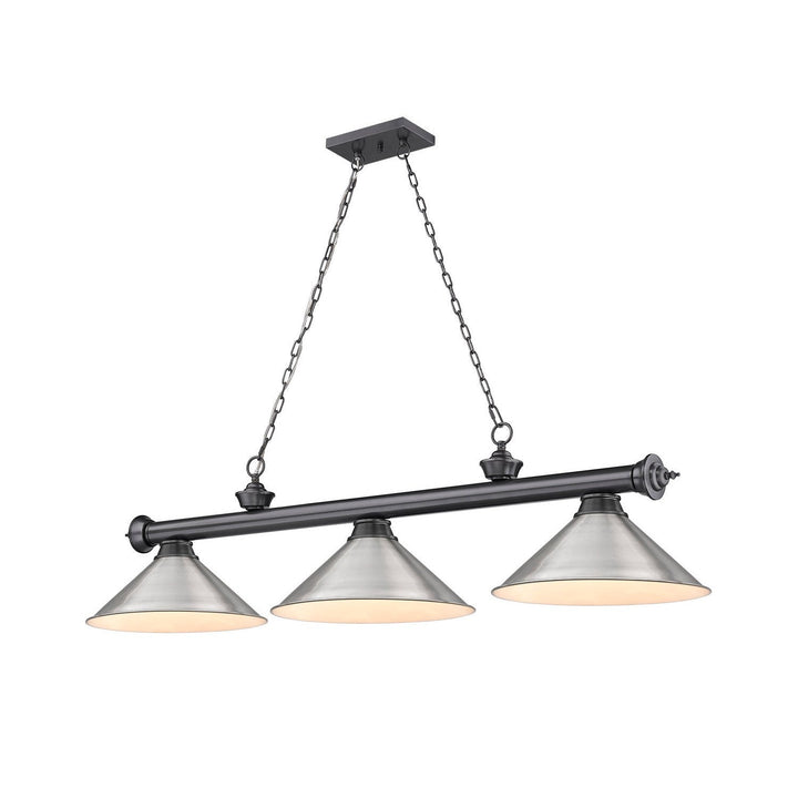 Z-Lite Cordon 2306-3BP-BN15 Pendant Light - Bronze Plate