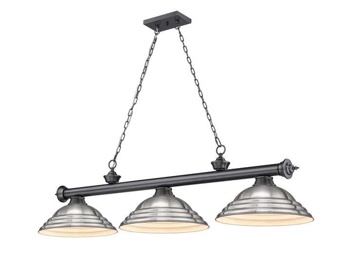 Z-Lite Cordon 2306-3BP-SBN Pendant Light - Bronze Plate